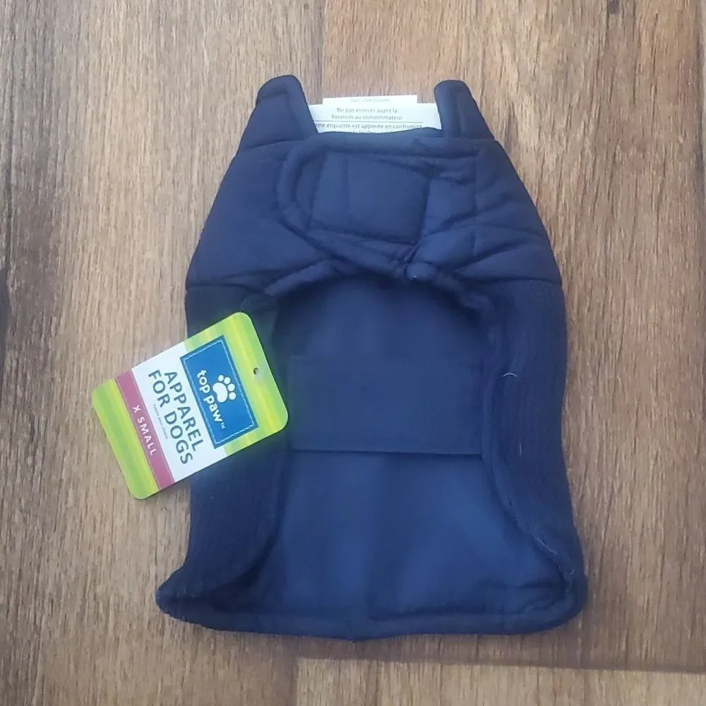 Top Paw XSmall Dog Coat/ Jacket/ Vest Sweater and Coat Combined